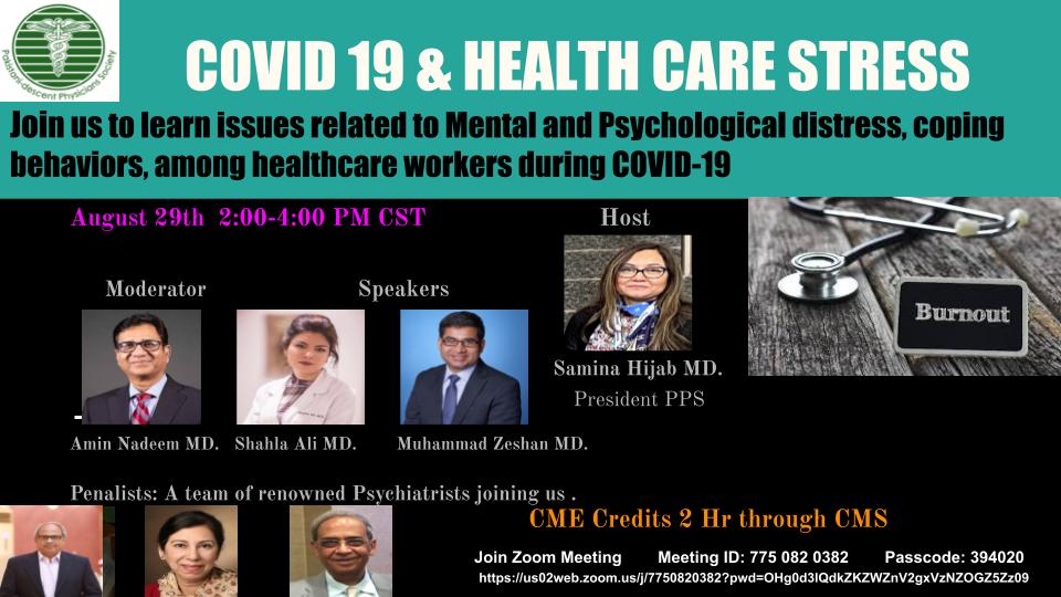 COVID 19 & HEALTH CARE STRESS